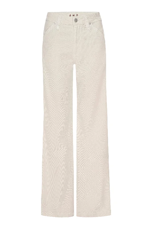 AMO Denim Lois Trouser in Bone