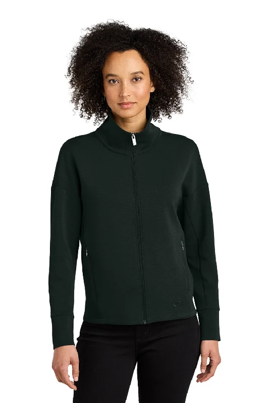 Ogio Womens Transcend Full Zip Sweatshirt w/ Pockets - Blacktop - New