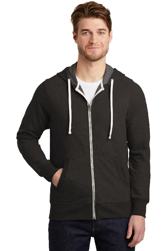 District Perfect Tri French Terry Full-Zip Hoodie. DT356