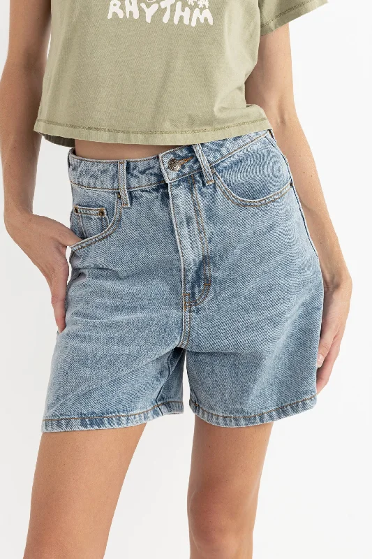 Escape Denim Short Washed Blue