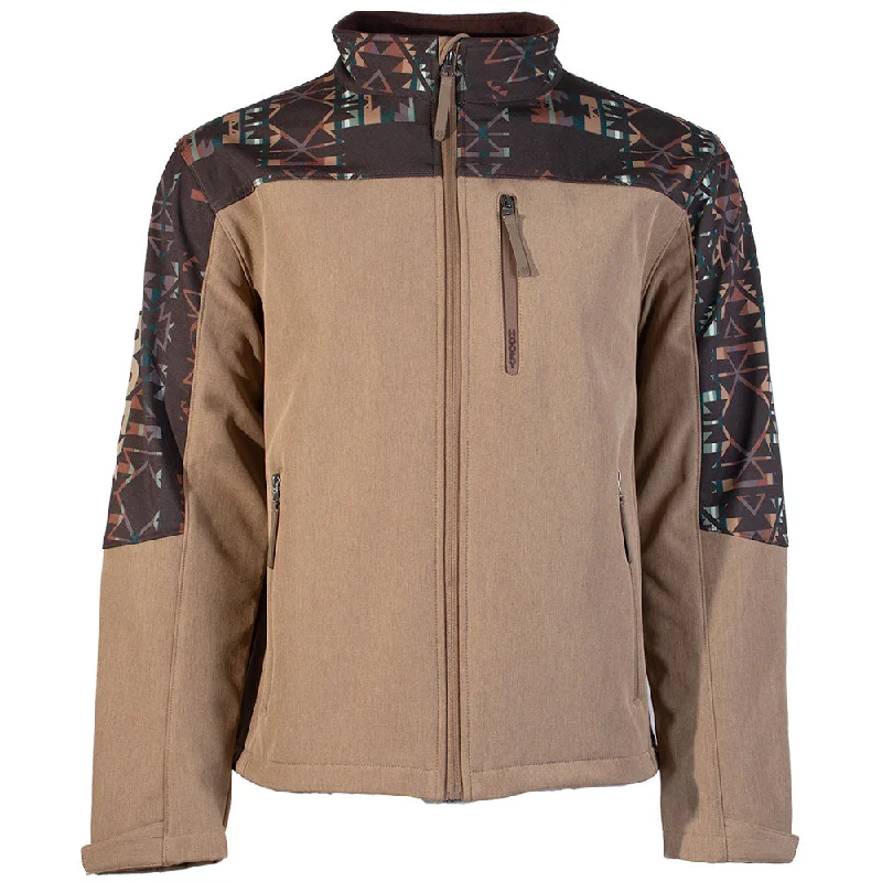 "Hooey Softshell Jacket" Aztec/Tan