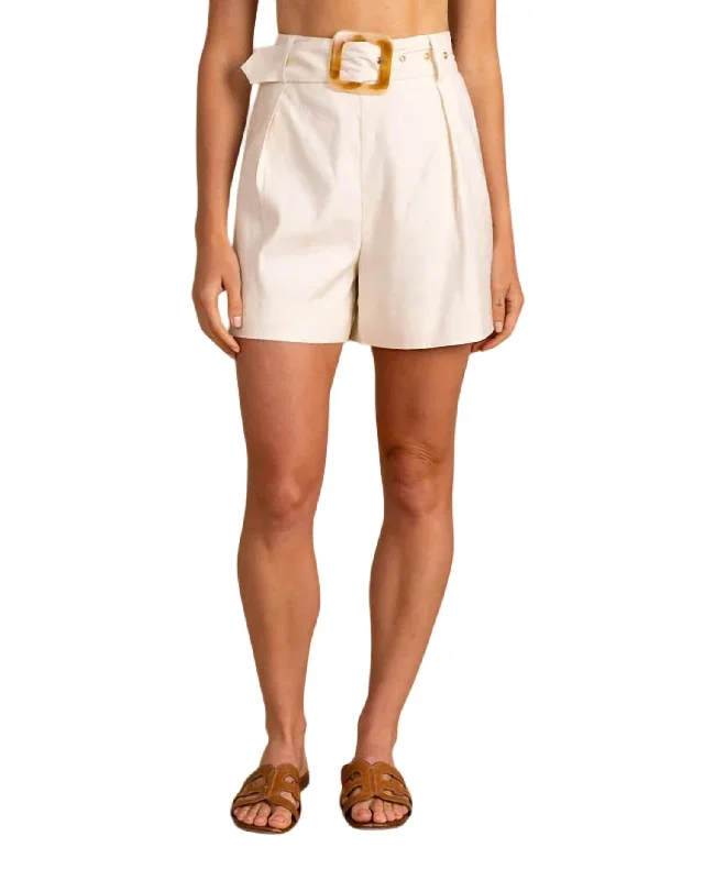 Maya Shorts In Bone