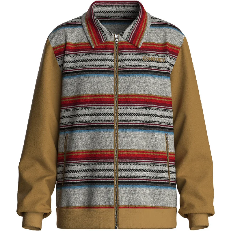 Hooey Hybrid Bomber Jacket Serape/ Tan