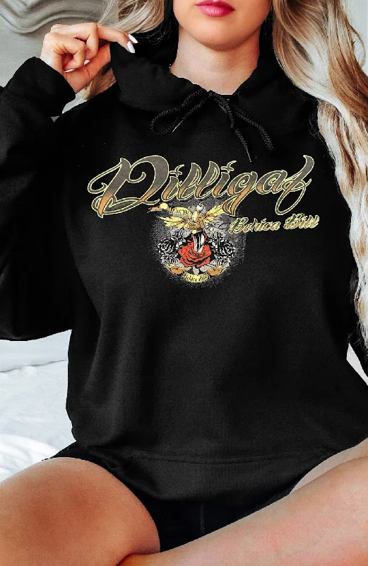 Rose and Dagger Pullover Hoodie