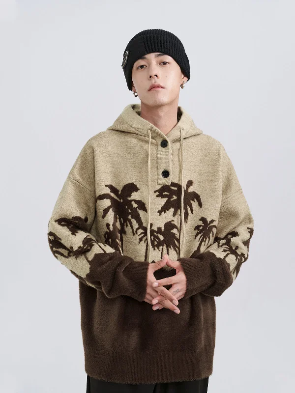 PCLP "King Palm" Knit Hoodie