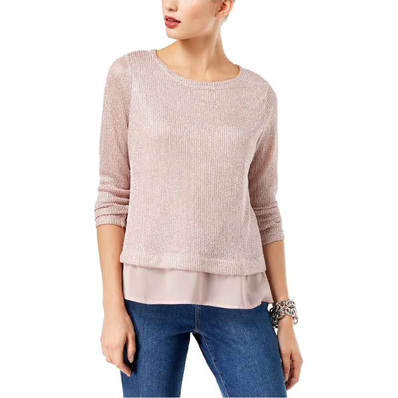 I-N-C Womens Shine Pullover Sweater