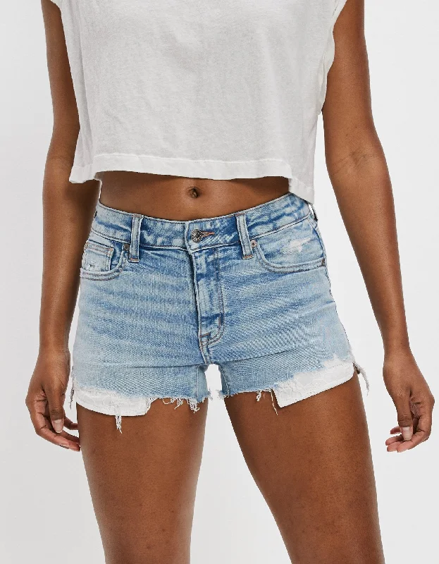 AE Next Level High-Waisted Denim Short Short