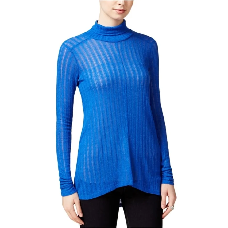 Lucky Brand Womens Hi-Lo Turtleneck Knit Sweater