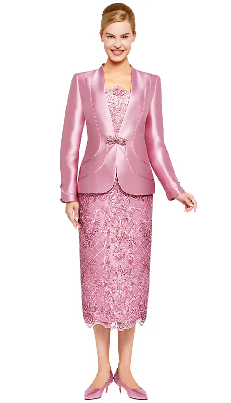 Nina Massini Church Suit 3062-Rose