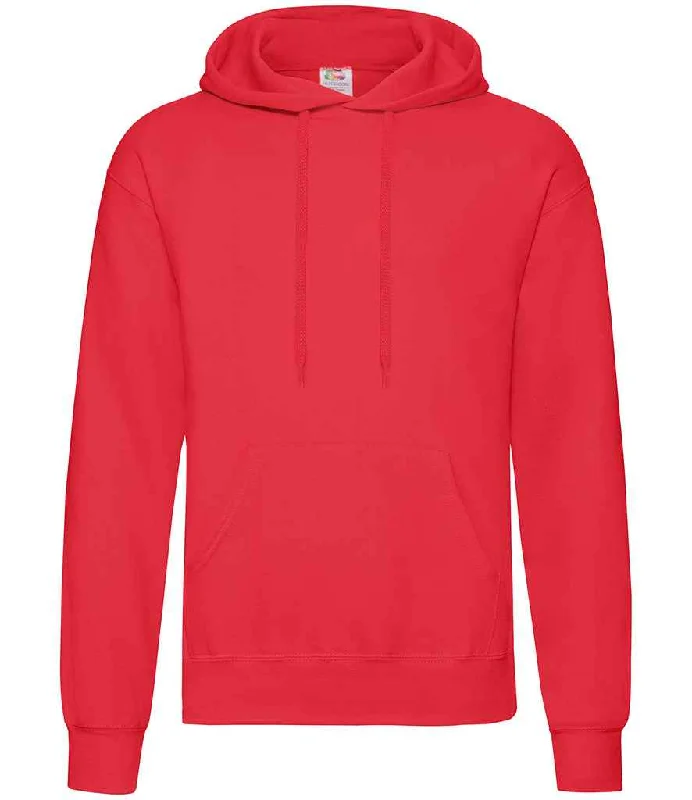 Fruit of the Loom Classic Hooded Sweatshirt | Red