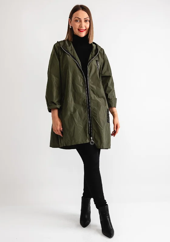 Serafina Collection One Size Coat, Khaki Green