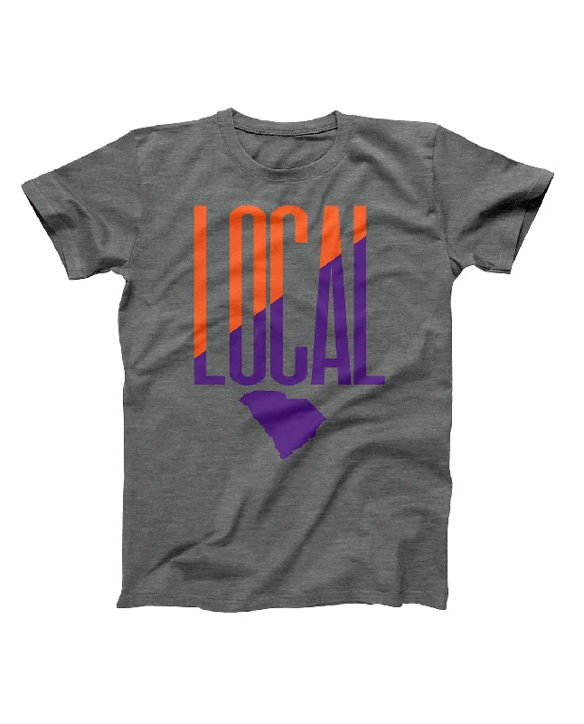 Women's Clemson Local Split Color Block Tee