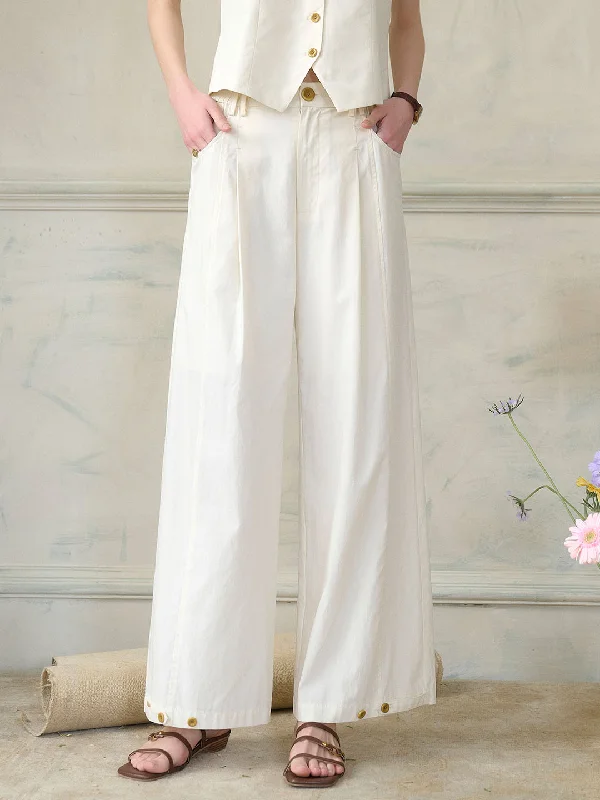 Briella Casual High-waisted Straight Trousers