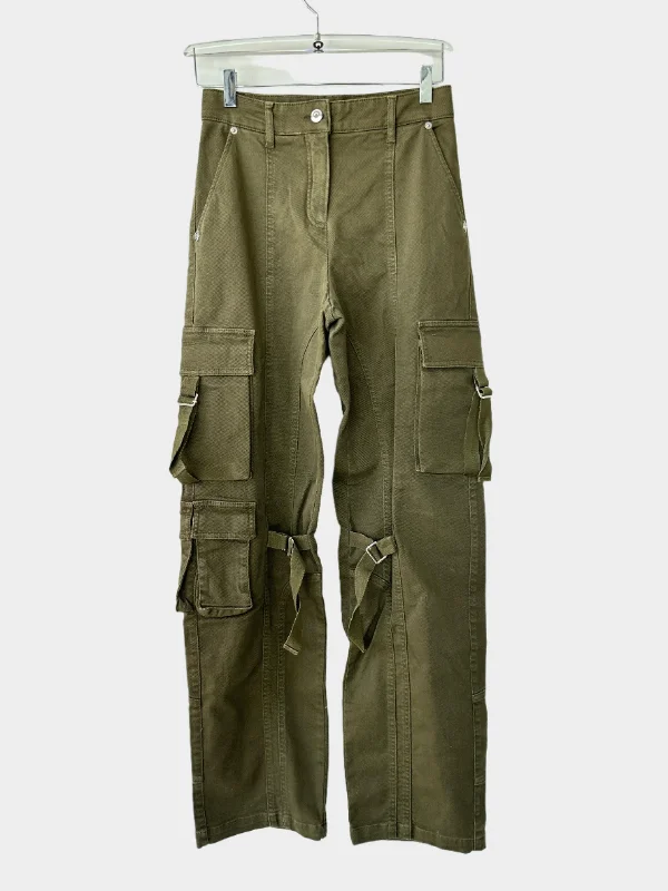 Green Cargo Jeans