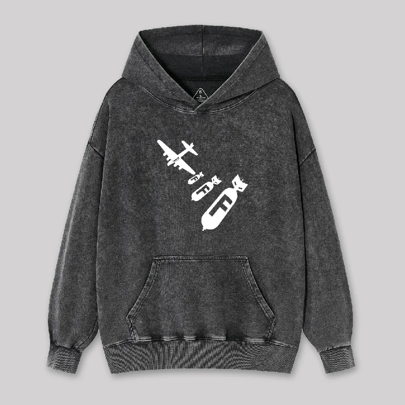 Funny - Dropping F Bombs Washed Hoodie