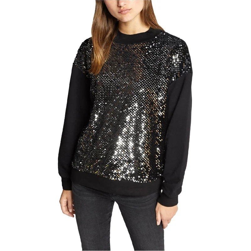 Sanctuary Clothing Womens Sequins Pullover Sweater