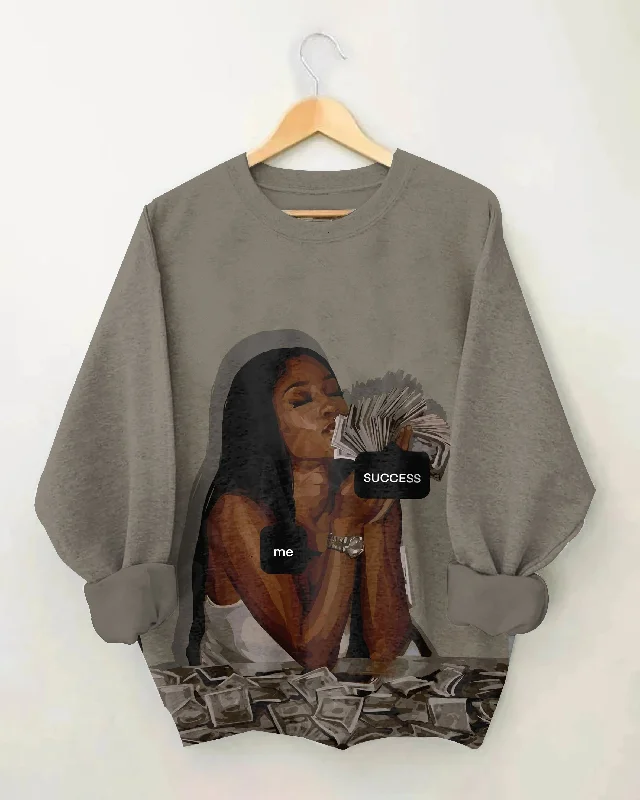 Successful Brown Girl Crewneck Sweatshirt