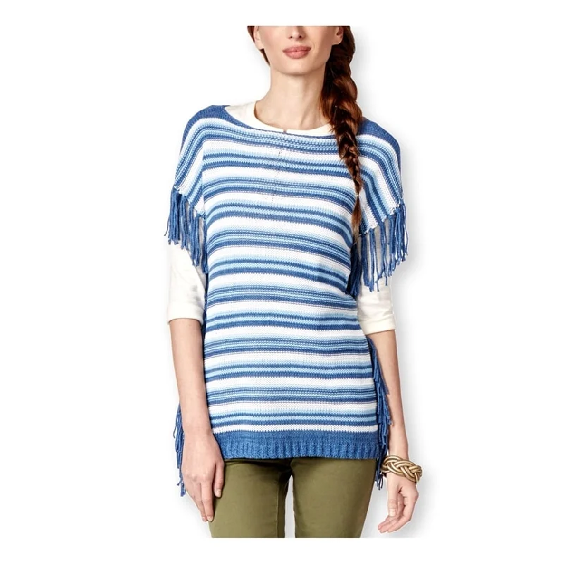 American Living Womens Striped Boat-Neck Pullover Sweater