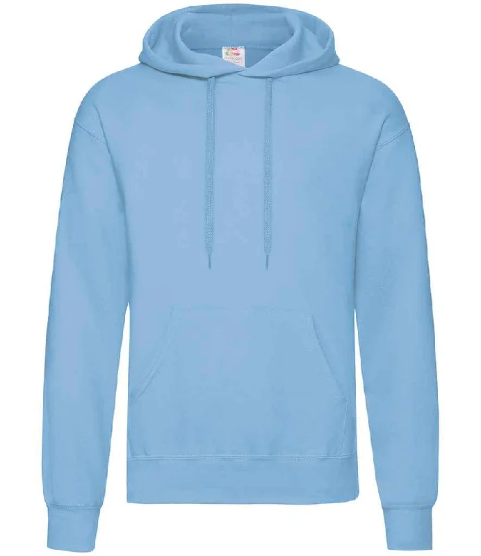 Fruit of the Loom Classic Hooded Sweatshirt | Sky Blue