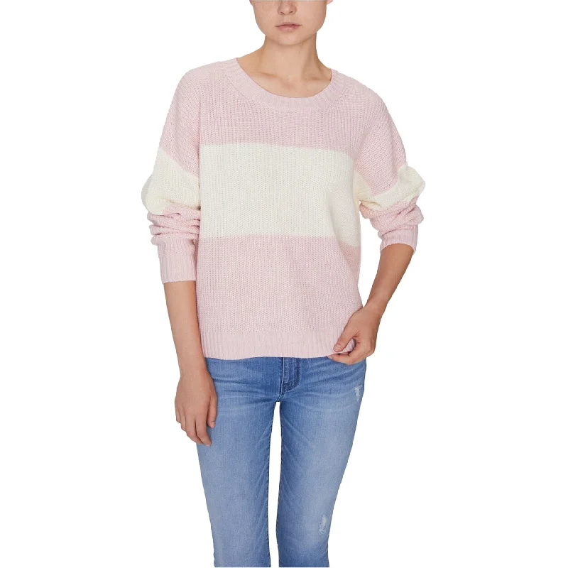 Sanctuary Clothing Womens Billie Pullover Sweater, Pink, Large