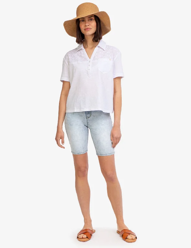 HIGH RISE BERMUDA SHORTS