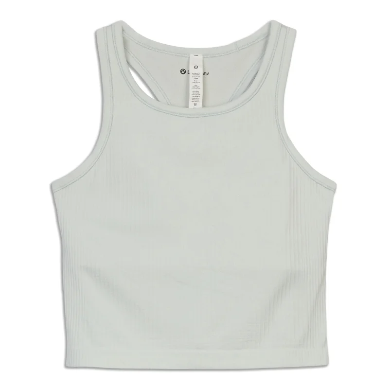 Ebb To Street Cropped Racerback Tank Top - Resale