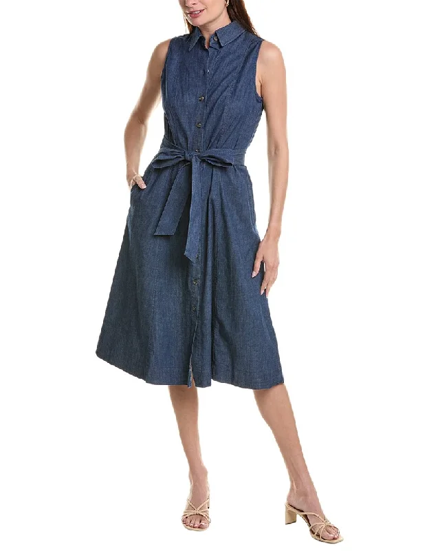 Anne Klein Denim Shirtdress