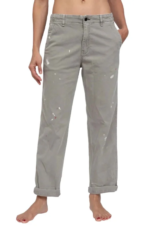 Relaxed Chino Pant In Splatter Paint