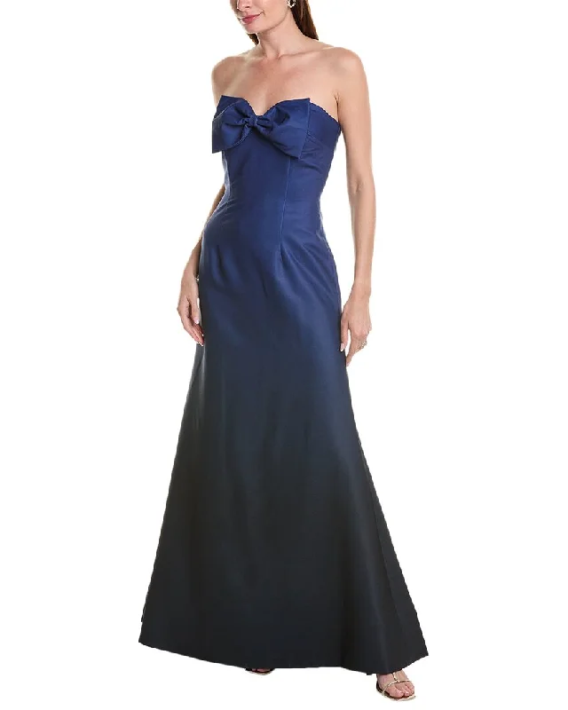 Rene Ruiz Bow Bodice Mermaid Gown