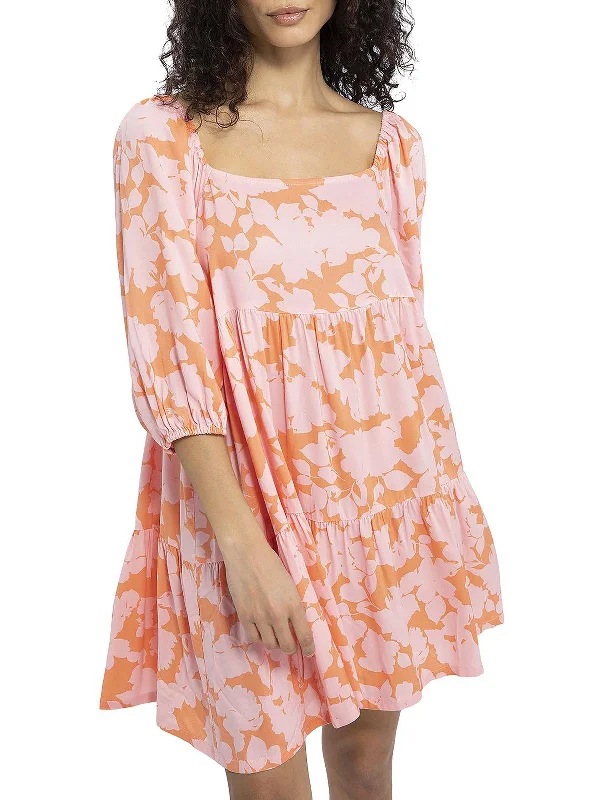 Womens Rayon Tiered Sundress